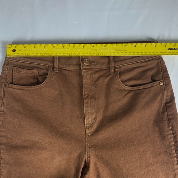 LOFT Women's High Rise Jeans in Brown - Picture 10 of 16